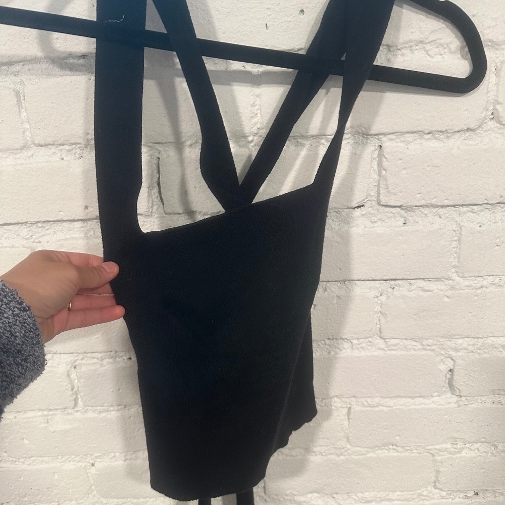 Sleeveless Strappy Open Back Tank